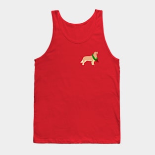 Holiday Golden Retriever Tank Top